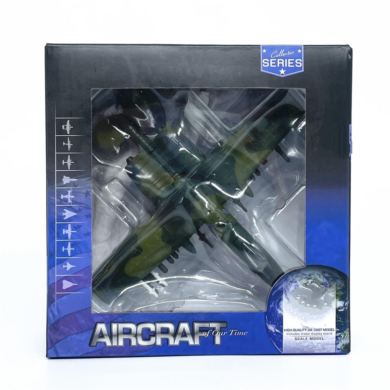 Figura de aleación de avión de Ataque A-10 1:144 Bombarderos