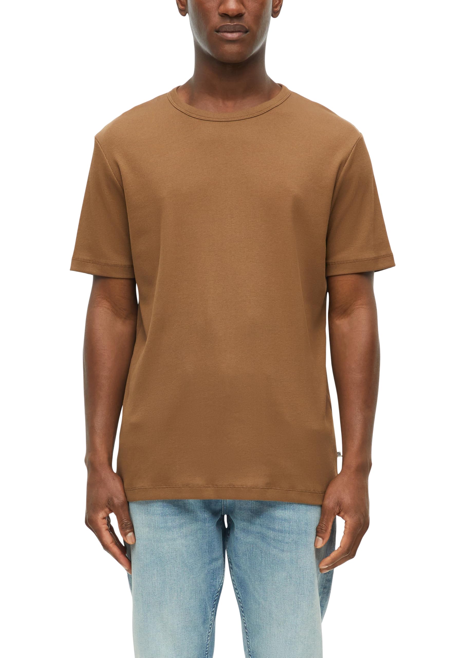 s.Oliver Men's 2178929 T-Shirt (Pack of 1), Brown, 3XL