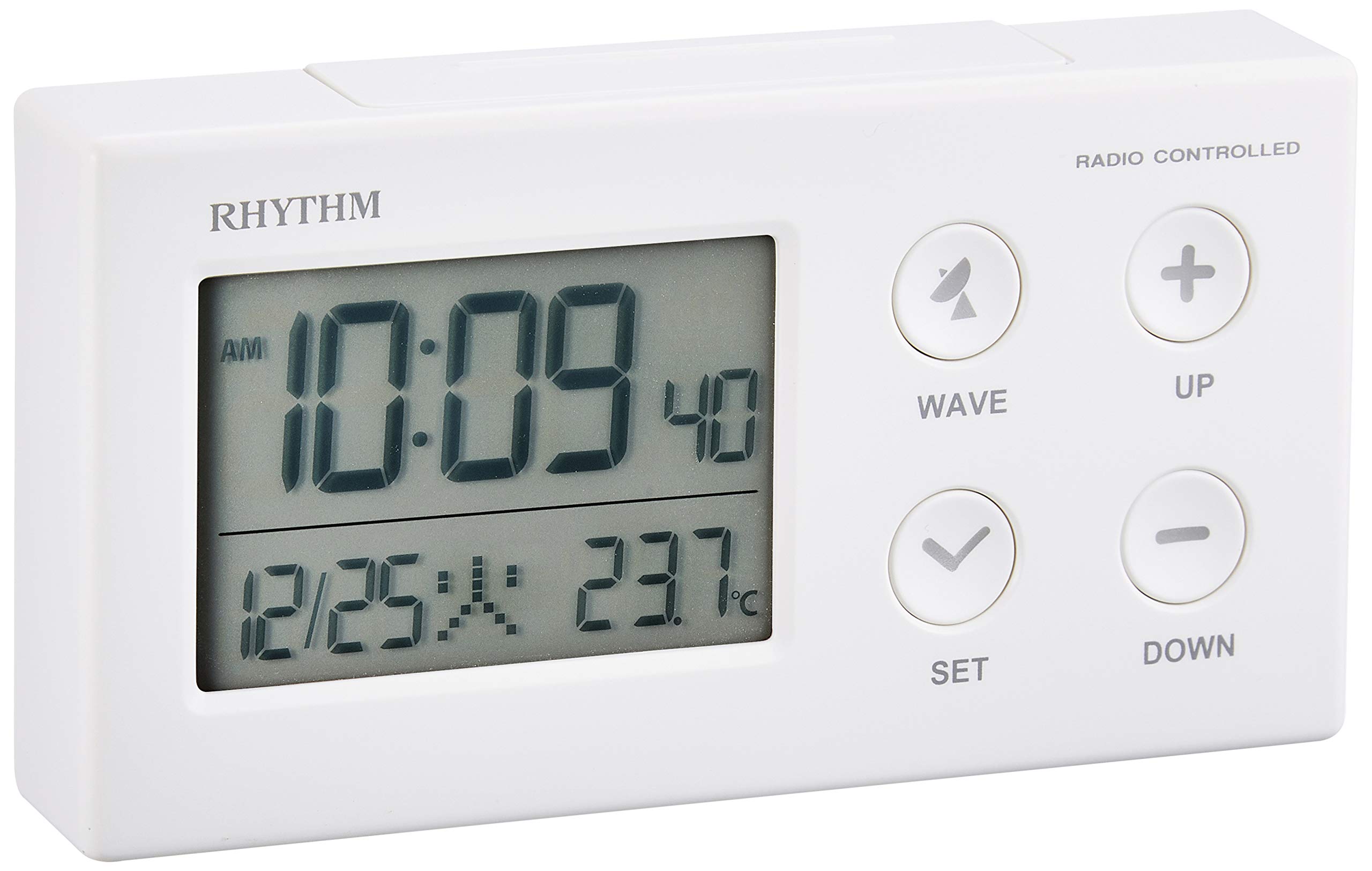 Amazon.co.jp: リズム(RHYTHM) 置き時計 電波時計 目覚まし時計 