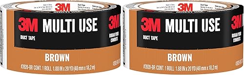 Miniatura 10 de Scotch 1.88 pulgadas de ancho x 20 yardas de largo, cinta adhesiva para conductos sólida negra (paquete de 12)