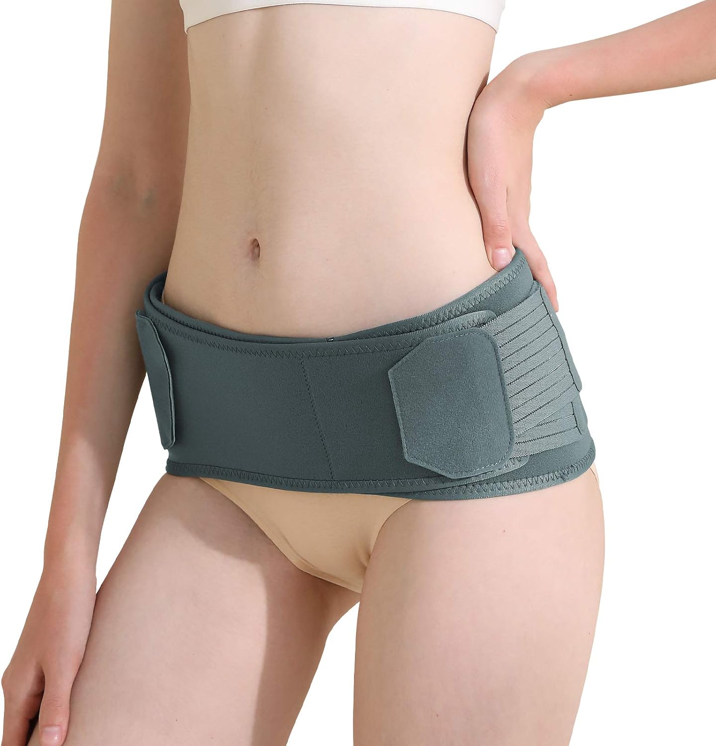 KDD Si Joint Belt - Sacroiliac Belt Support for Lower Back, Pelvic, Hip and Sciatic Pain, Maternity Pregnancy Support - Adjustable, Anti-Slip & Pilling-Resistant (Plus, Fits Hip Size 46.5-54.3 inch)