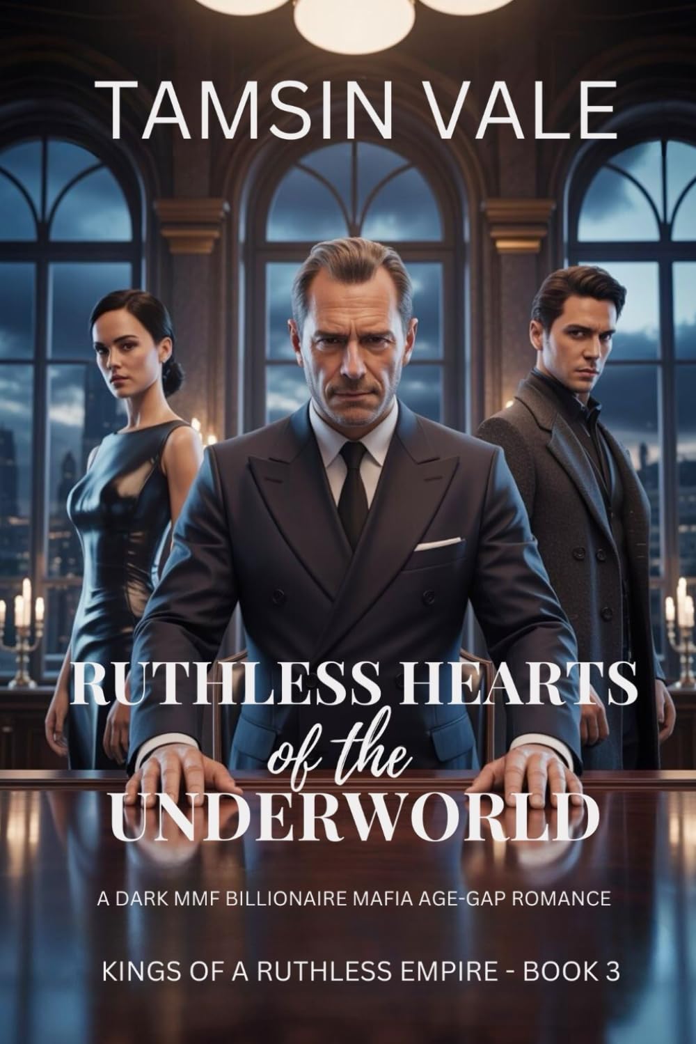 Ruthless Hearts of the Underworld: A Dark MMF Billionaire Mafia Age-Gap Romance (Kings of a Ruthless Empire: A Dark MMF Billionaire Mafia Romance Series)