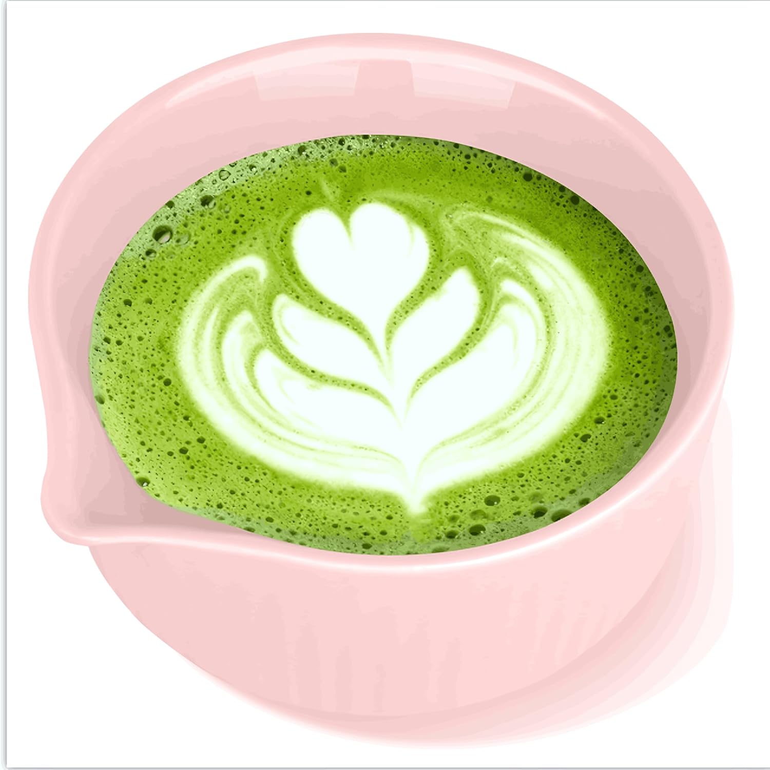 Pink Traditional Matcha Whisk Set, 5 Pcs Japanese Matcha Kit with Chawan Ceramic Bowl with Spout, Chasen Bamboo Whisk and Holder, Scoop, Sifter - Matcha Set Kit Gift for Ceremony Matcha Lattes Lover - Image 6