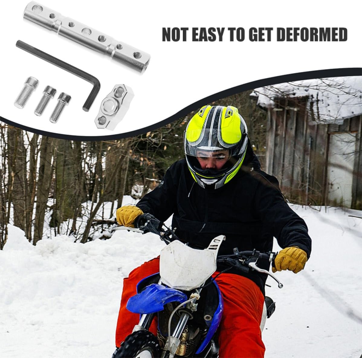 VOSAREA Motorcycle Mirror Extension Holder and Phone Mount Bracket, Cnc Aluminum Alloy Multi-functional Mirror Extender Bracket for Enhanced Safety on Motorbikes