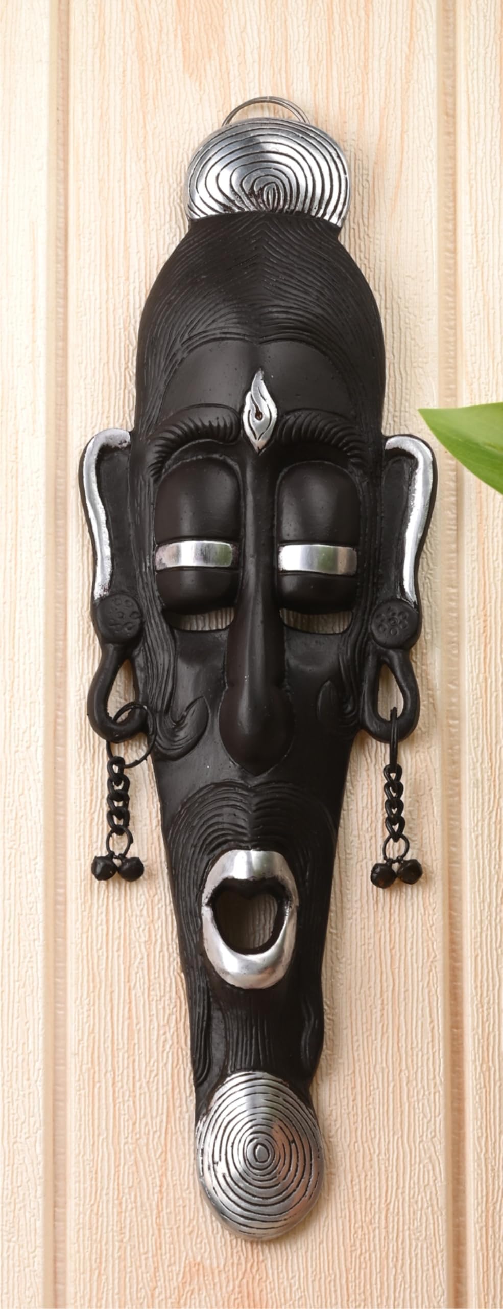 Gellon Tribal African Face for Home Decoration, Showpiece, Living, Bedroom, Office Décor – Face Mask for Wall Hanging, Handcrafted Decorative Item for Return Gift