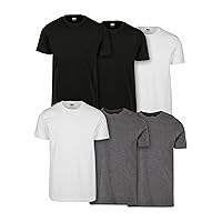 Urban Classics Basic Tee 6-Pack, T-Shirt Uomo