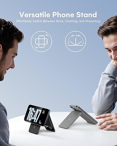 Miniatura 3 de ZEEHOO para cartera MagSafe, cartera magnética para iPhone con soporte ajustable