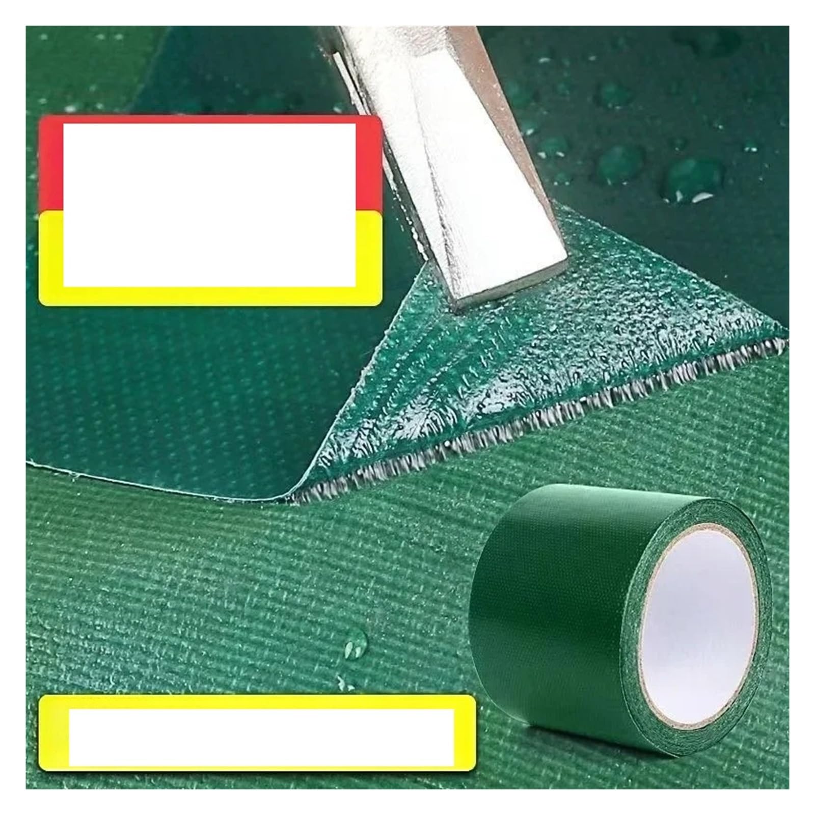 Zelt Reparaturband Reparatur-Patchband, selbstklebend, for Planen, Überdachungen, Outdoor-Zelte, Regenmäntel und Regenschirme – Lochflicken(12M_1MM_120MM)