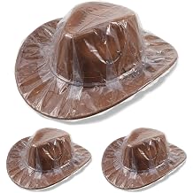 3 Pcs Cowboy Hat Rain Cover XXL Cowboy Hat Cover Accessories Hats & Caps, Plastic Waterproof Hats Protector for Men's Rain Storage