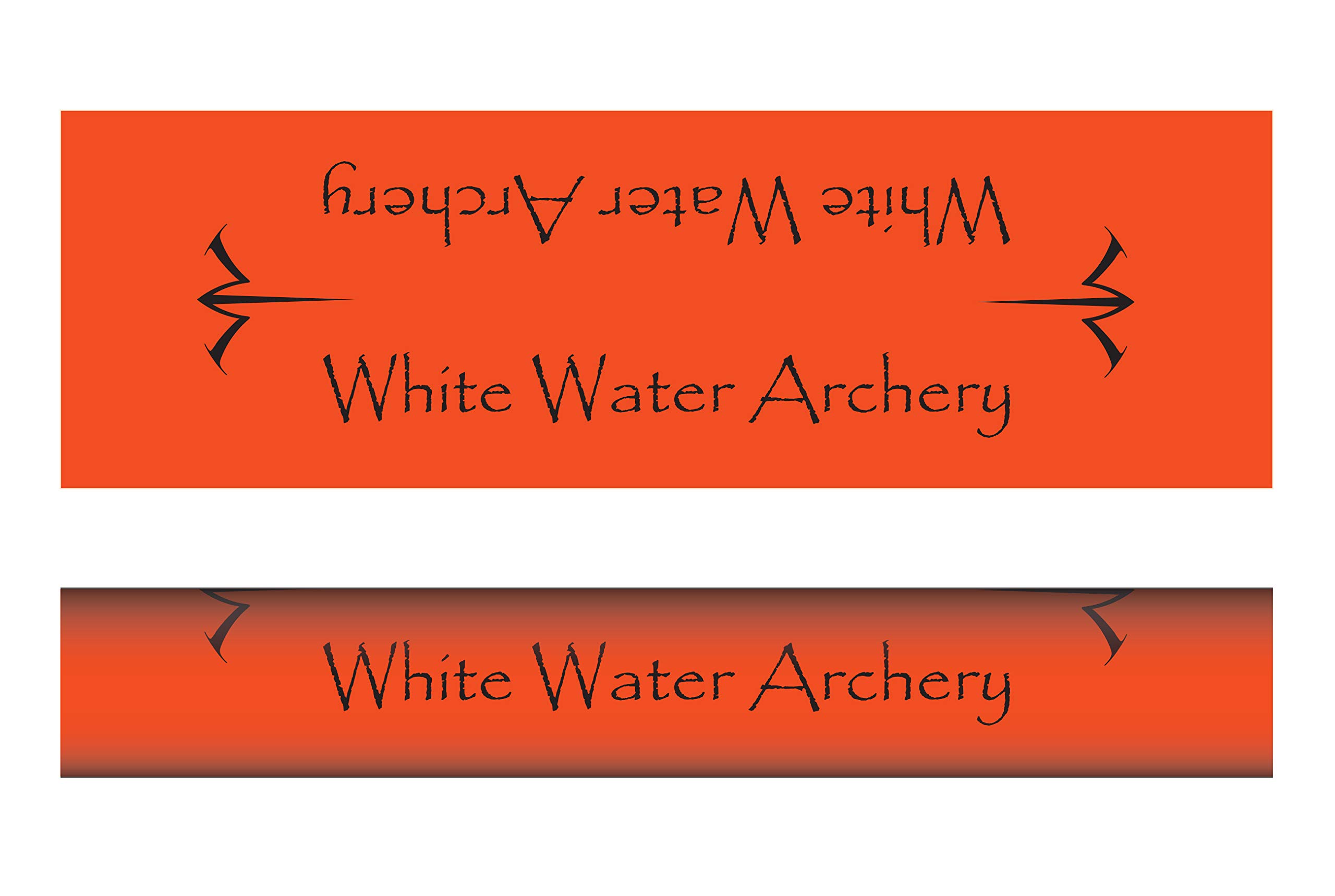 White Water Archery WWA Orange Solid Color Icon Stabilizer Wrap Protection Choose Length Width 5, 5