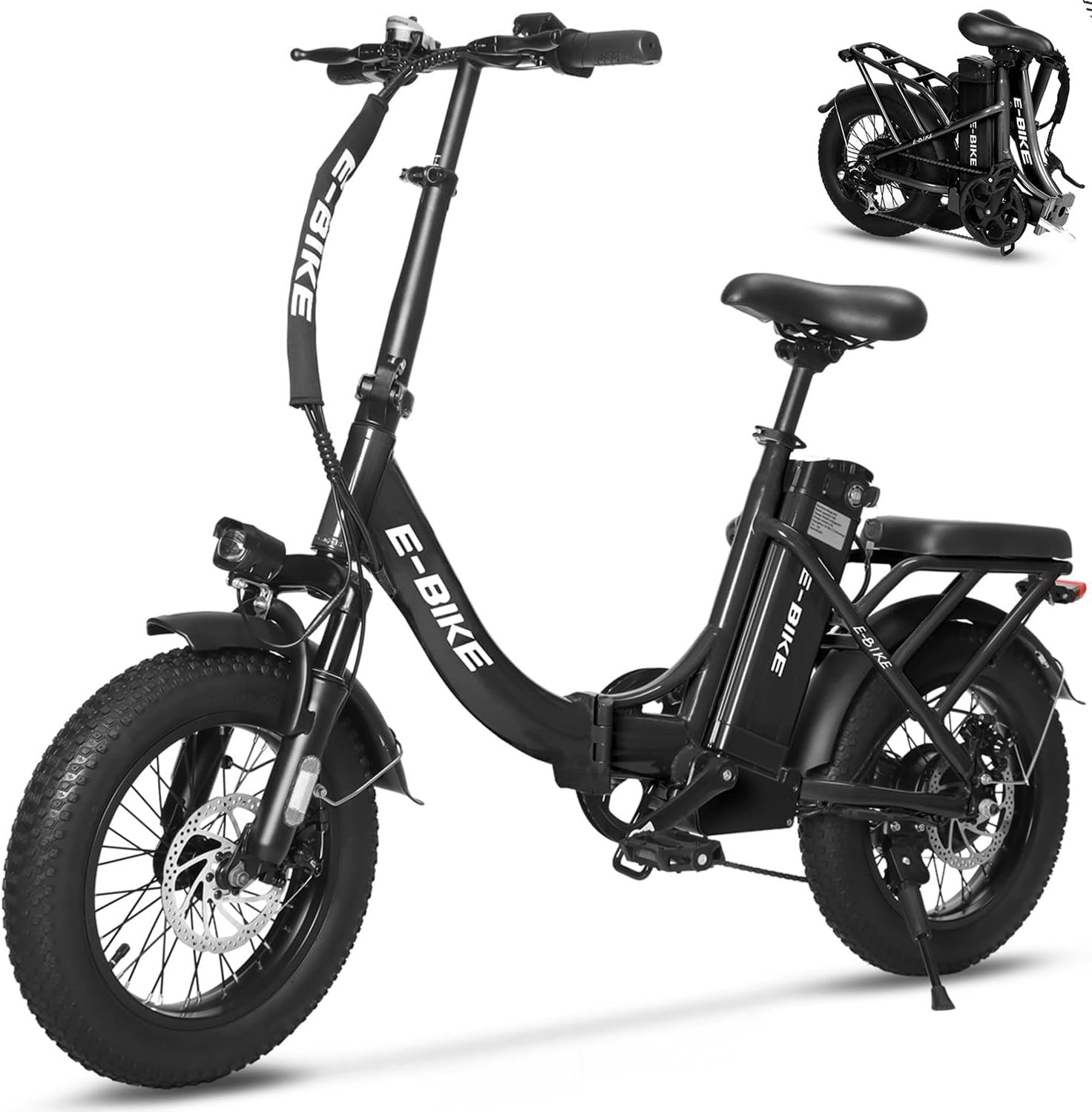 Electrical Bike for Adults, 750W Lengthy Vary Foldable Ebike with One/Twin Detachable Battery, 40-120 Mile/25-30MPH, 20″/16“ Fats Tire Electrical Bicycle