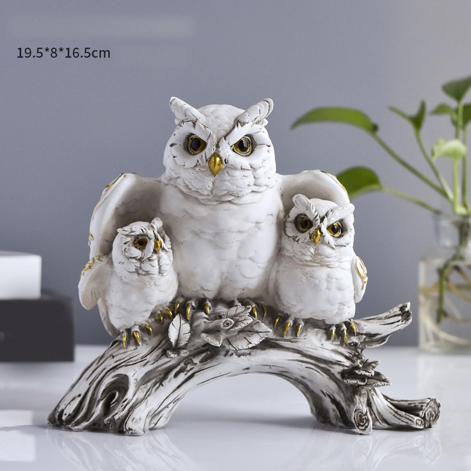 置物 フクロウ ふくろう 梟 オブジェ 福郎  玄関 看板  縁起物 Amazon.co.jp: フクロウ三羽 ふくろう 置物 梟 オブジェ 福郎 白