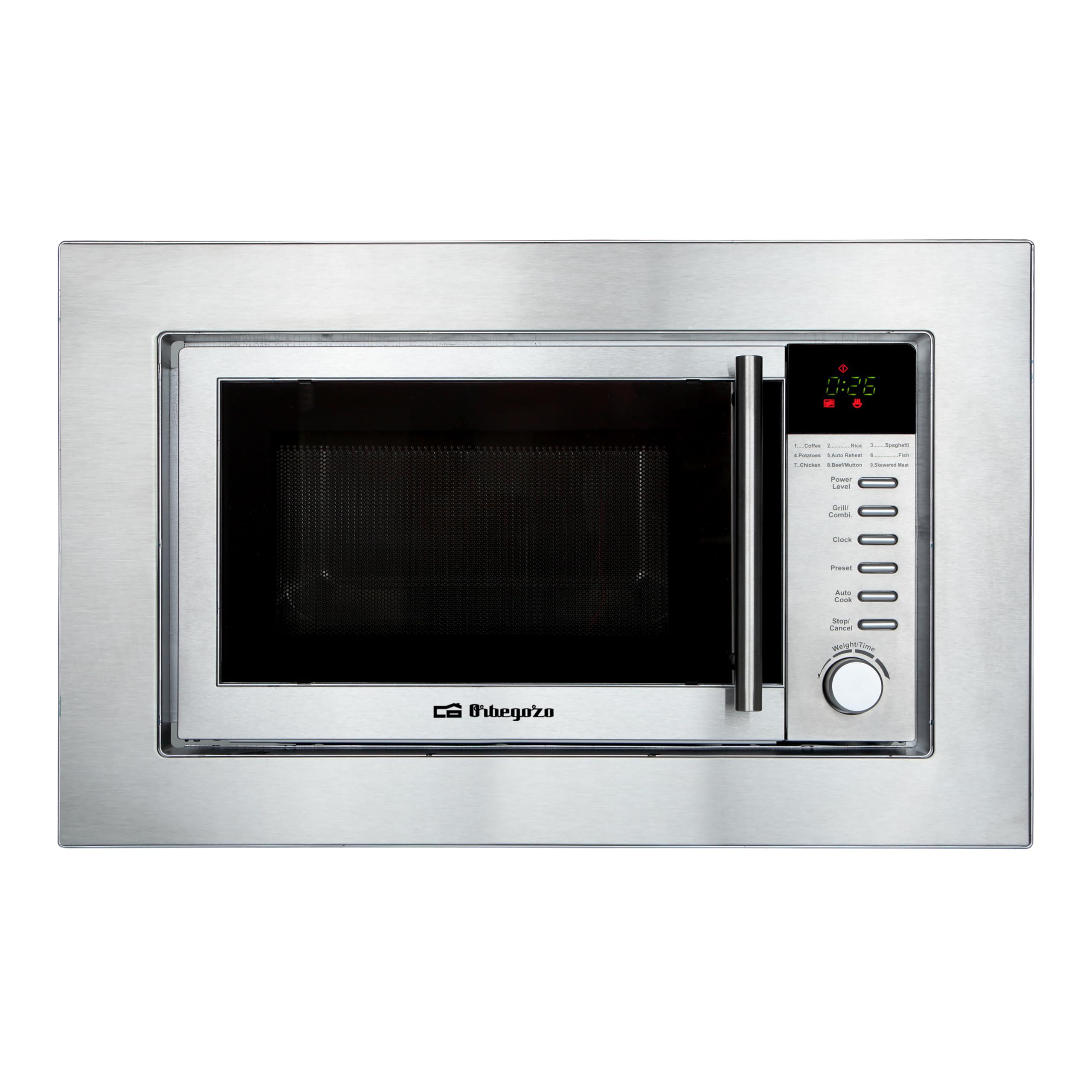 Orbegozo MIG-2025 Forno a microonde, 800 W, 20 L, 20 litri, Acciaio inossidabile
