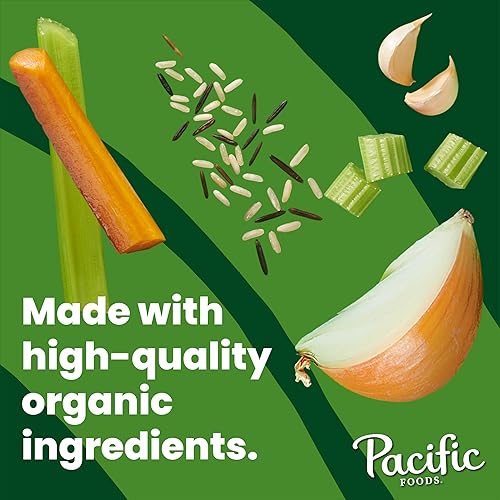 Miniatura 3 de Pacific Foods, Sopa de pollo con arroz salvaje bajo en sodio orgánico, 16.3 onzas