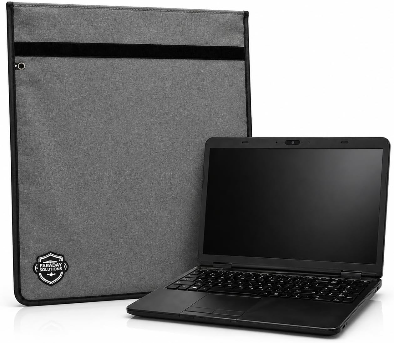 Faraday Laptop Bag 22"x16" – Signal Blocking Case for Laptops, Tablets & Phones – EMF/RF/WiFi/Cell/GPS Shielding – Dual-Layer Protection – Forensic-Grade Device Isolation (Blue)