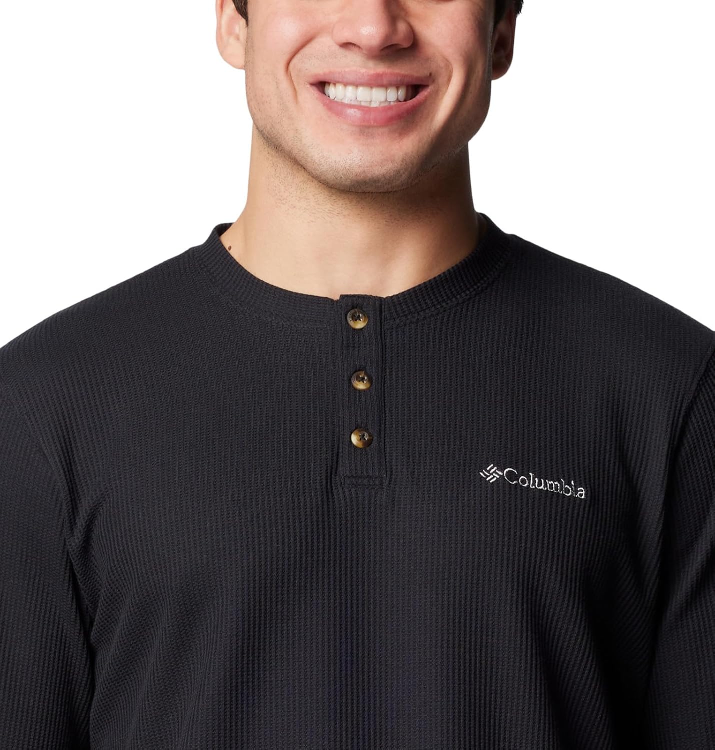 Columbia Men's Pitchstone Knit Long Sleeve Henley