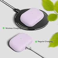 Vista 106 de Funda para AirPods Pro con kit de limpieza, funda de silicona suave para Apple AirPod Pro de 1ª/2ª generación, accesorios de funda AirPods Pro/Pro 2