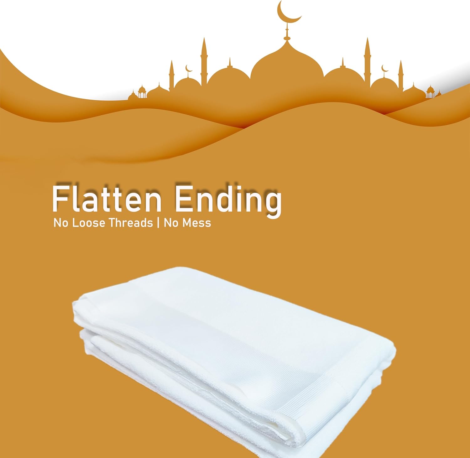 Adult Teenager Kids Thick Cool Islamic IHRAM 2 Piece Blanket Towel for Hajj and Umrah No-Stitched Premium Synthetics Cotton