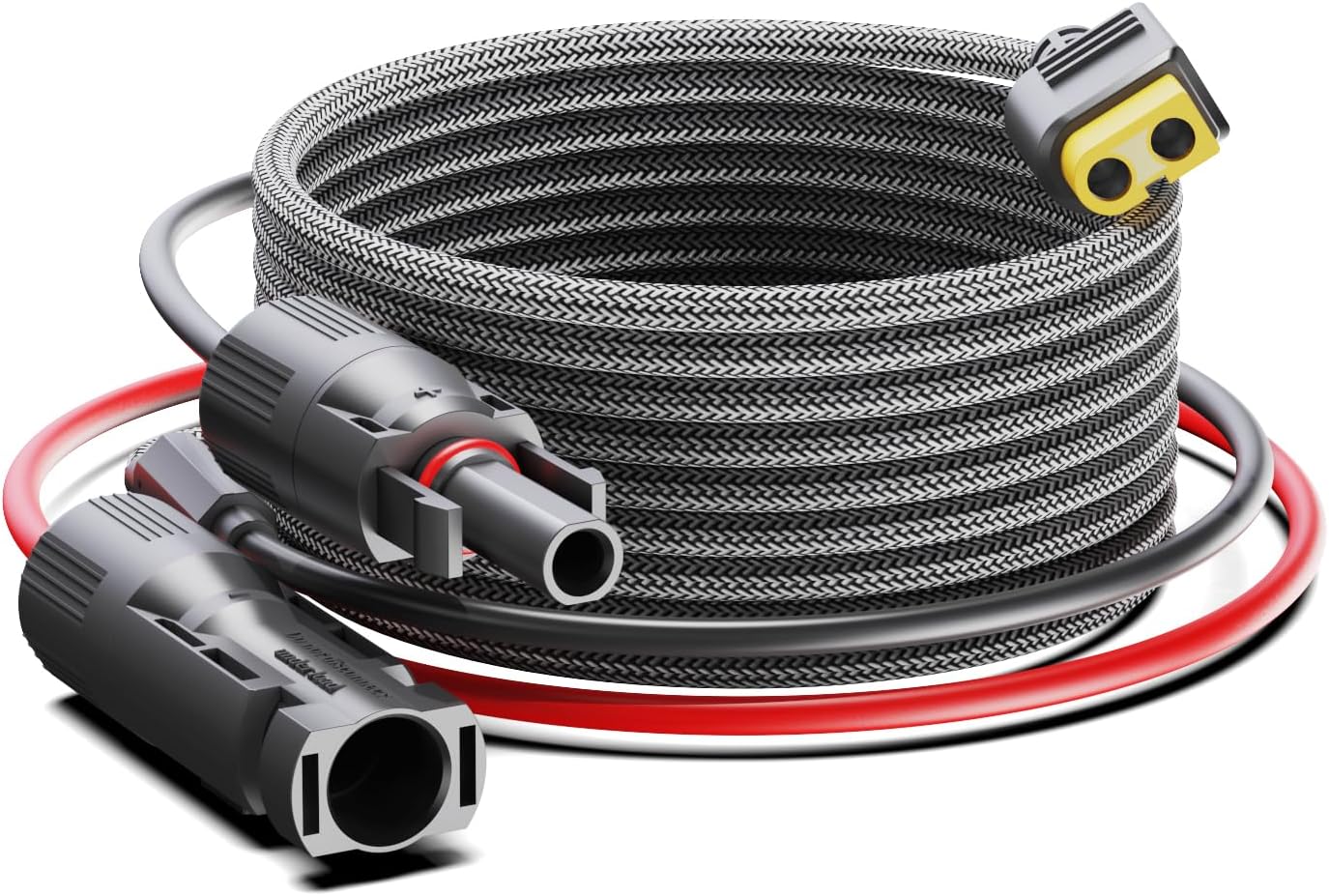 M-C-4 to XT60 Extension Cable 11Ft Power Cord for Solar Panel EF ECOFLOW Delta/River Anker SOLIX C300 C1000 C200 Bluetti AC70 Elite 200 100 V2 Portable Power Station Solar Connector Charging Cable