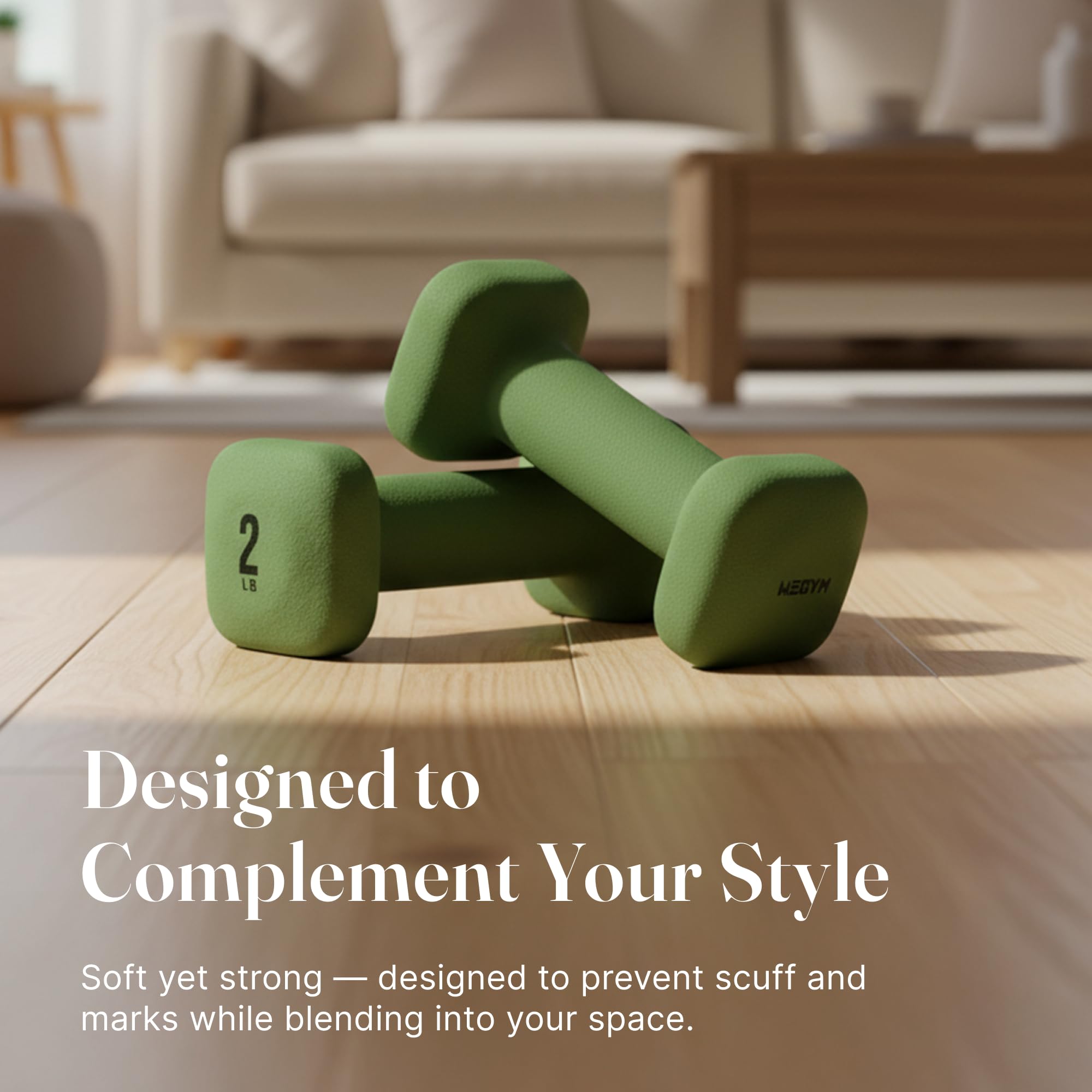 WeGym SafeGrip - Manubri antiscivolo, anti-rotolamento, manici spessi, pesi liberi, manubri quadrati per allenamenti sicuri a casa, sollevamento pesi e allenamento personale