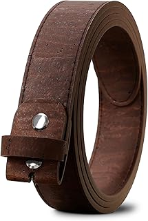 Corkor Belt No Buckle Men Women One Piece Strap Without Buckle - Vegan Cork No-Leather