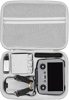 DJI mini5 pro用ケース DJI MINI 5 PRO本体を収納 DJI-RC 2/DJI RC-N3リモコン バッテリー 双方向充電マネージャー プロペラ、データケーブル、アダプターケーブル、その他のアクセサリー 調節可能なショルダーストラップ 防水、耐傷性、耐落下性、耐衝撃性 ショルダーストラップ付き mini 5 pro アクセサリー (mini 5 pro収納ケース)