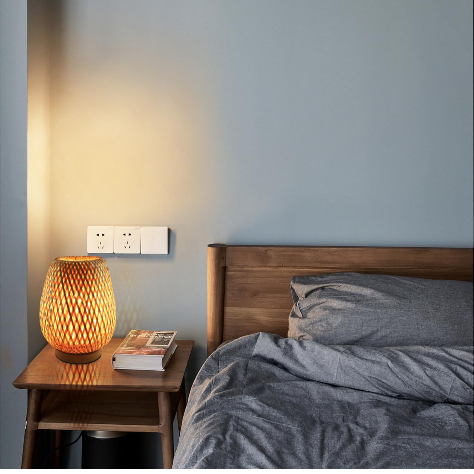 Bambou Tissage Lanterne Lampe De Table Lampe De Chevet Style Japonais Veilleuse Décorative Éclairage Bureau Abat-Jour Pour Chambre, STYLE 1