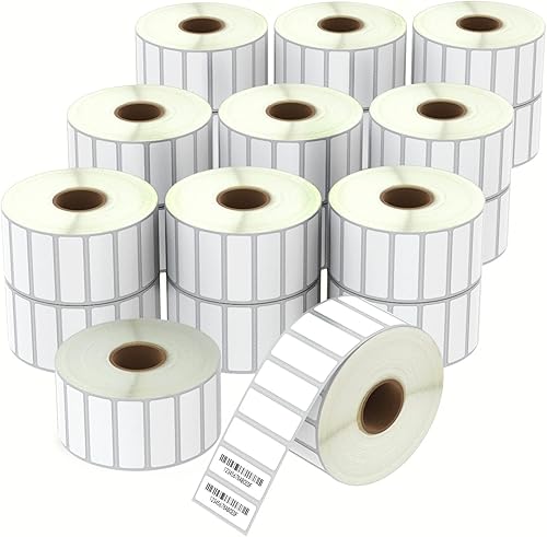 BETCKEY - Etiquetas para carpetas de archivos y direcciones de 1.5 x 0.5 pulgadas (1.496 in x 0.512 in) compatibles con impresora de etiquetas Zebra