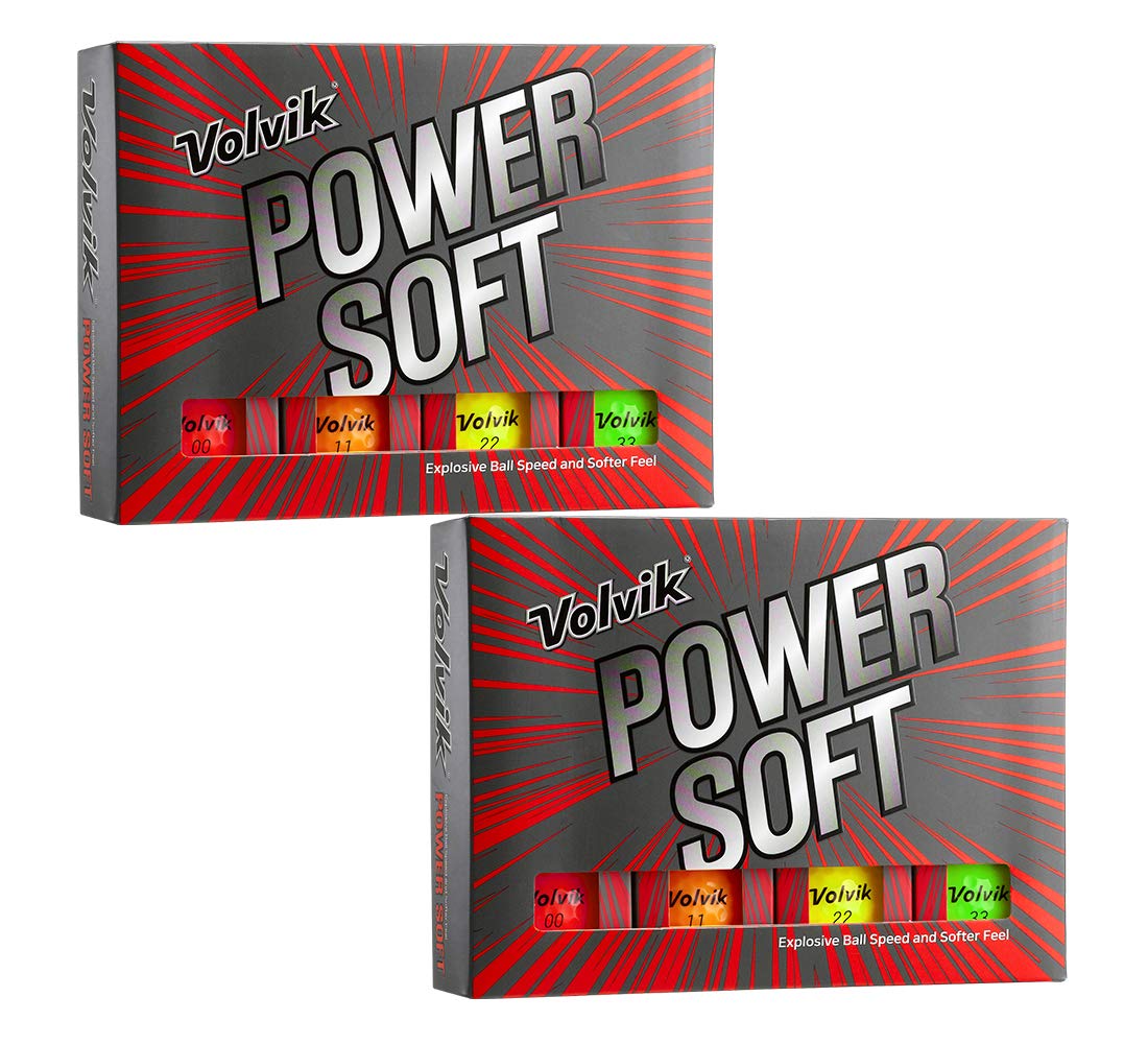 Volvik Power Soft Explosive Ball Speed Golf Balls Bundle Gift Set