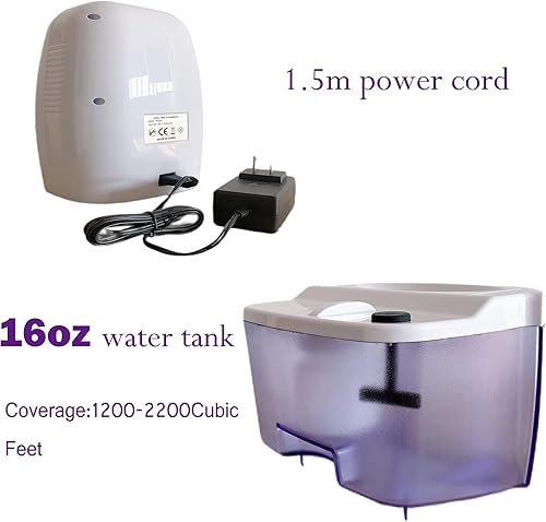 Miniatura 5 de Deshumidificador, deshumidificador pequeño y deshumidificadores silenciosos, 1200 pies cúbicos (215 pies cuadrados) de apagado automático,