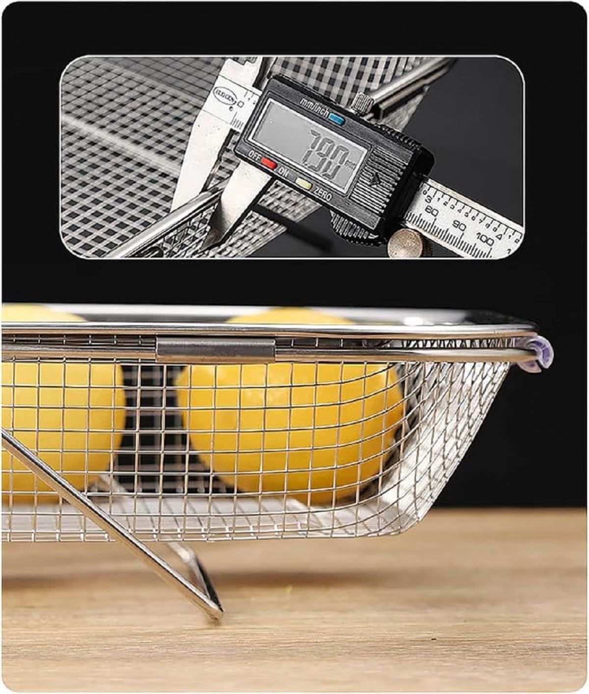 BLUE CRANE Stainless Steel Adjustable Kitchen Sink Drain Basket, Multifunctional, Kitchen Sink Organizer for Kitchen Sink Strain Drain Rinse Fruits Vegetables (Set of 1) 3