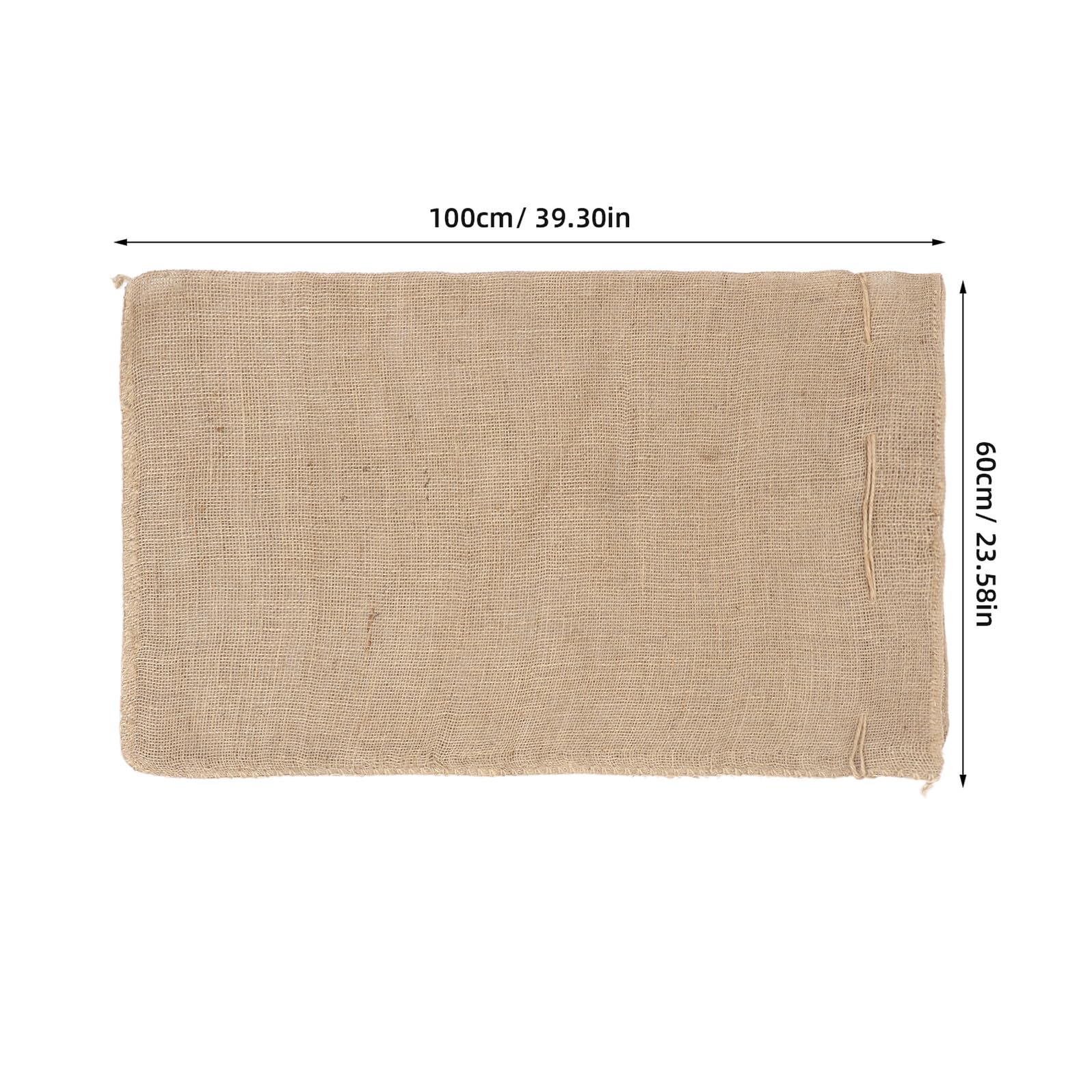 UKCOCO Copertura Piante in Juta per Inverno con Coulisse, 2 Pezzi | 39, 3x23, 58 Pollici, per Arbusti e Alberelli All'aperto, Installazione Rapida e Rimozione Semplice