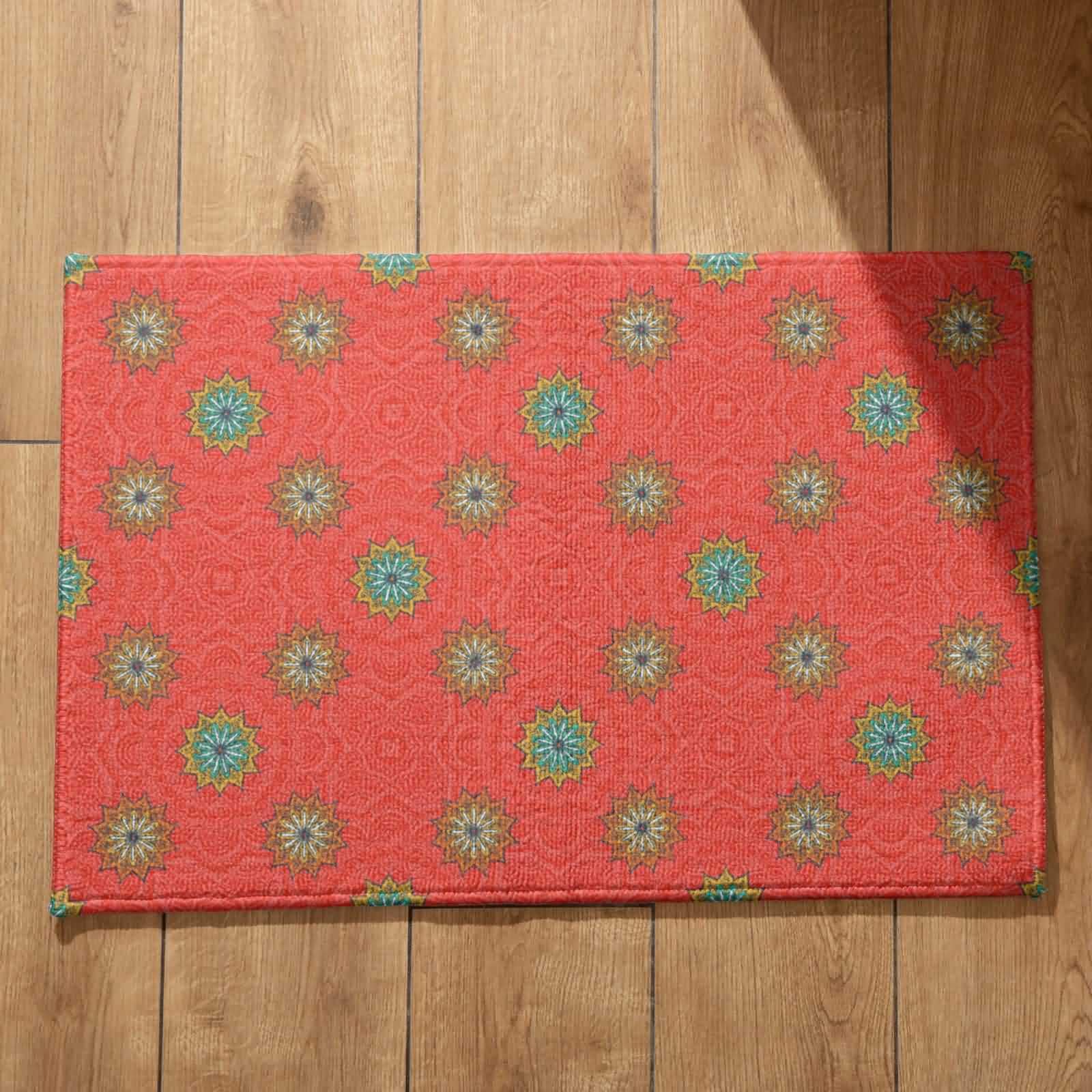 Felpudo exterior mandala ideal para decorar la puerta de entrada y mantener limpio el hogar