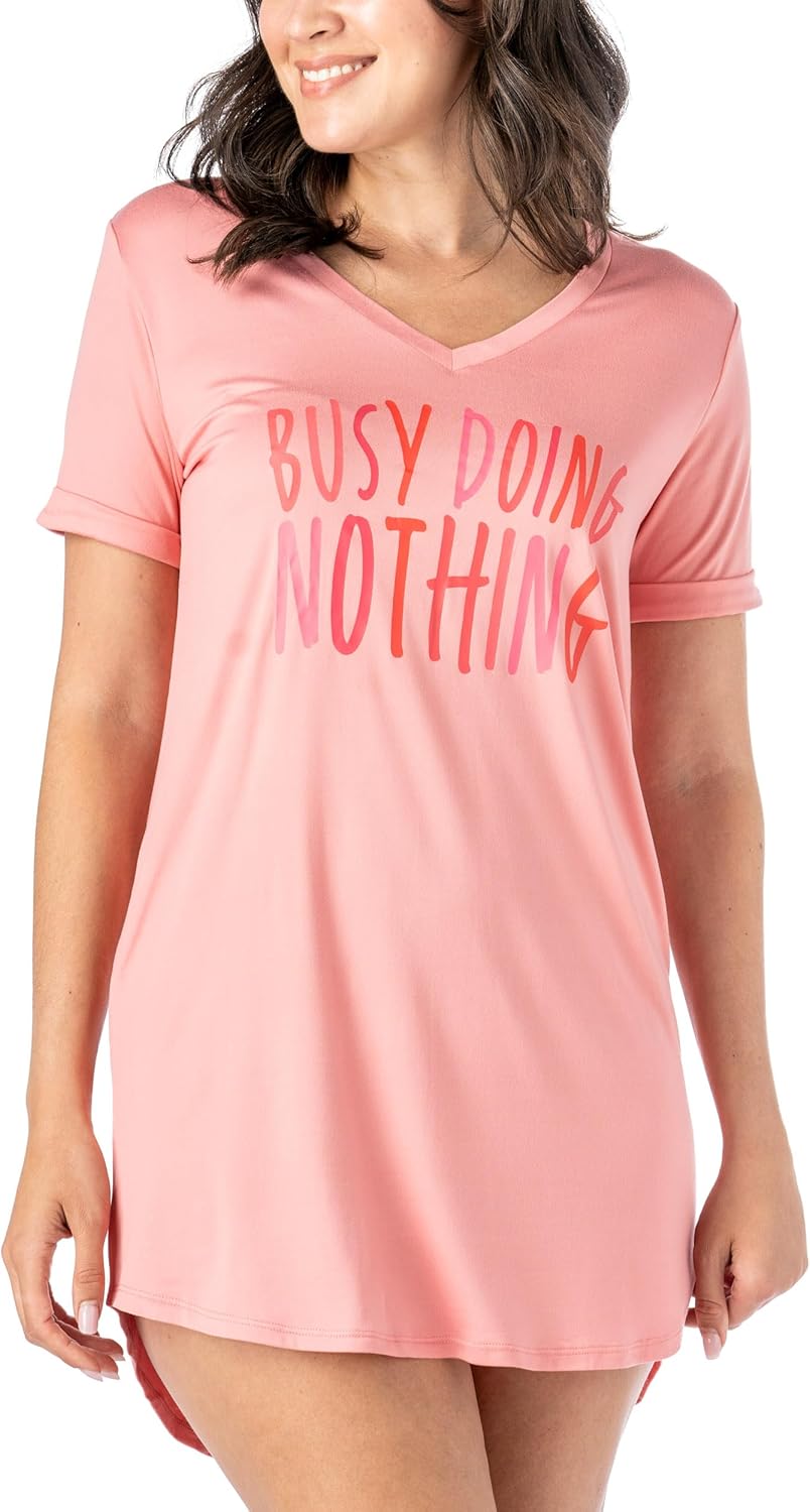 Hello Mello V-Neck Sleep Shirt