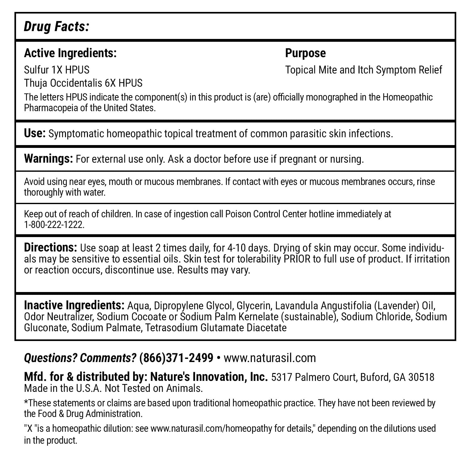Mite-B-Gone Relief Soap - Fast Anti-Itch Sulfur Treatment for Human Mites, Insect & Mosquito Bites, Itching & Discomfort | Kid Safe | Effective for All Skin Types | 5 oz Bars (2) - Image 12