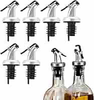 Amazon.co.jp: 6個 ボトル スイッチカバー付きの注ぎ口 ボトル