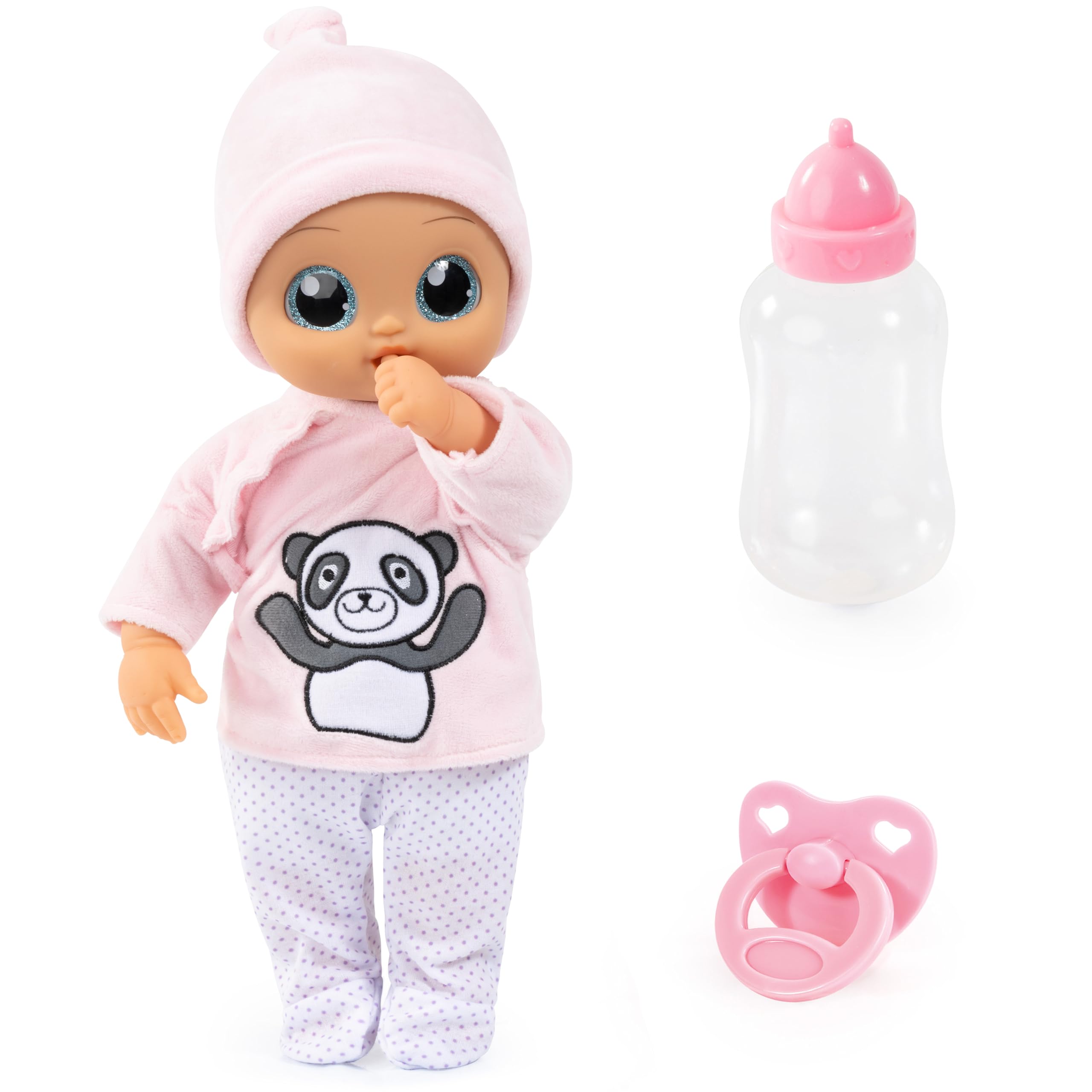 Lalka funkcyjna I Baby Interactive, Lalki, interaktywna lalek | miękkim ciałem i dźwiękami z akcesoriami, 38cm