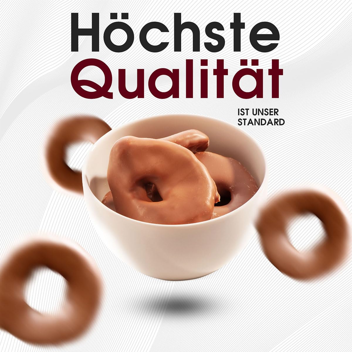 Sultan’s Palace Apfelringe in edler Vollmilch Schokolade - 1000g – Schoko Früchte - Premium Qualität - Geschenkidee – Zartschmelzende Schokolade