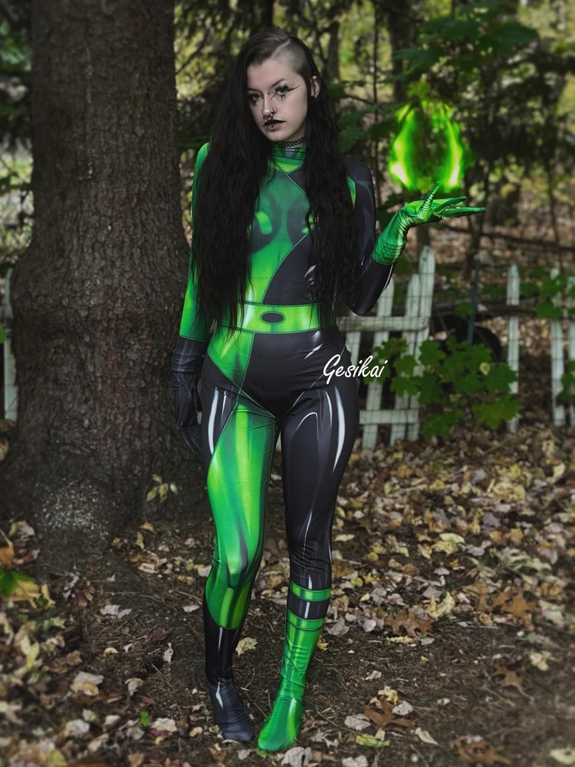 Women Miss Go Cosplay Costume Super Villain Halloween Costume BodySuit Suit Jumpsuit for Adults