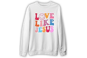 Love Like Jesus Sweatshirt - Men's Christian Valentine Hoodie