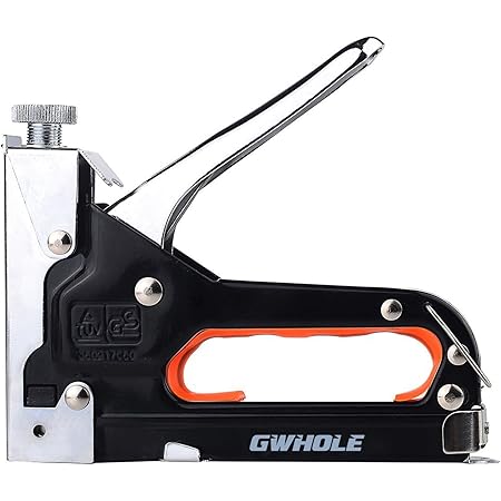 Amazon Gwhole強力型タッカー 3 In 1タッカー 替針 ステープル 600本入 パワータッカー ステープルガン３種類の替針対応可能 一年安心保証 ガンタッカー