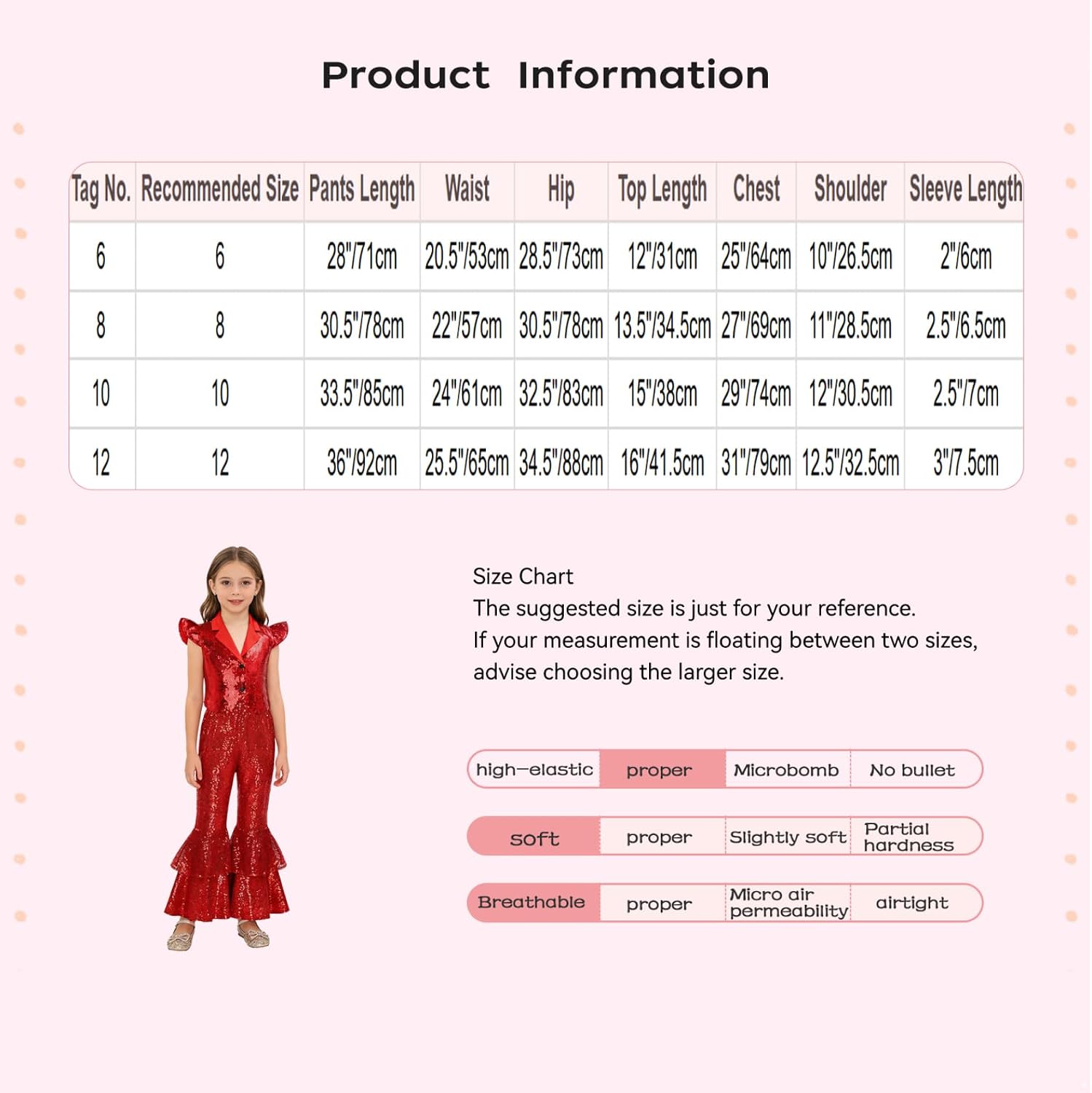 Sywiyi 2pcs Girls Dance Outfits Cropped Sequin Top Pants Set Kids Hip Hop Dance Costumes for Dress Up Party Z Red 10 Years