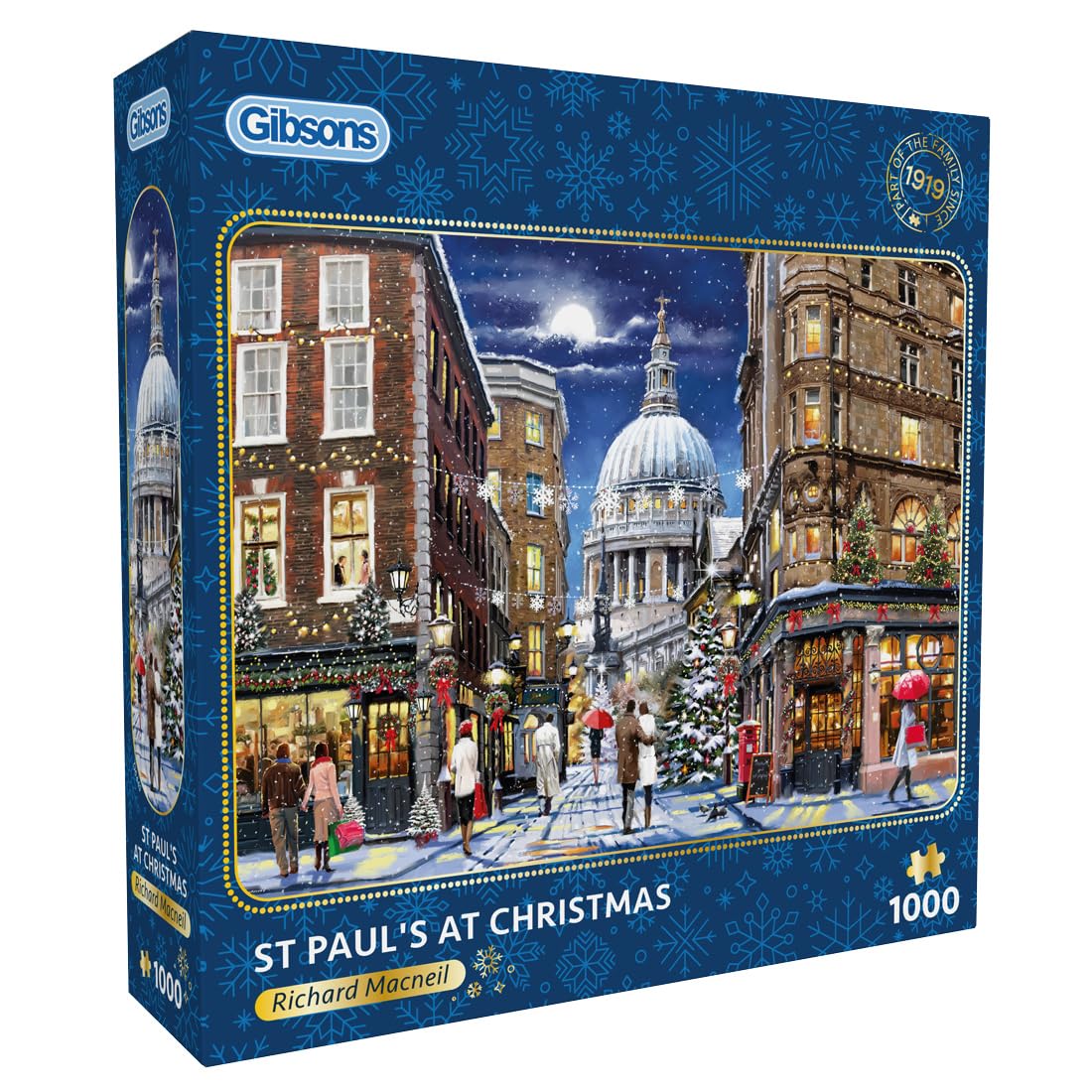 Gibsons Puzzle St Paul’s at Christmas 1000 Teile Erwachsene