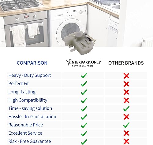 Miniatura 6 de ENTERPARK DD81-02132A DD81-01629A - Pestillo para interruptor de puerta de lavavajillas Samsung, repuesto para lavavajillas AP6287051 PS8764558