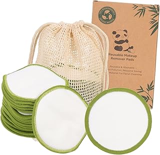 FOMIYES 32 Peças Removedor De Maquiagem Para Lavar O Rosto Esponja De Maquiagem Redonda Toalhetes De Limpeza Facial Almofadas De Limpeza De Rosto Almofadas De Fibra Natural Compõem