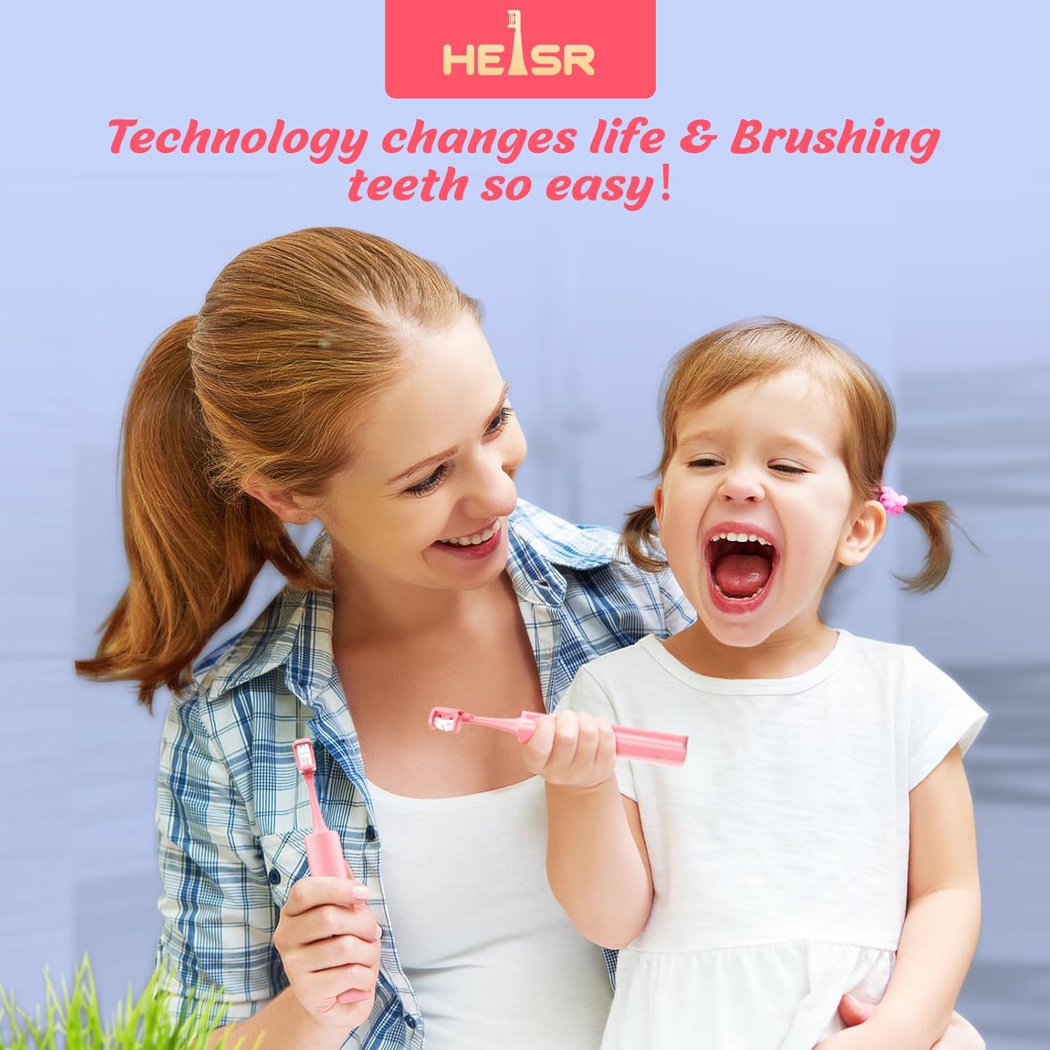 3-Sided Kids Sonicare Toothbrush, Complete Deep Cleaning in 30 Seconds