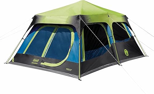Miniatura 13 de Coleman 4/6/8/10 Person Instant Camping Tent with 1-Minute Setup, Large Family Tent with Pre-Attached Poles, Air Vent, & Carry Bag, Sets Up in About