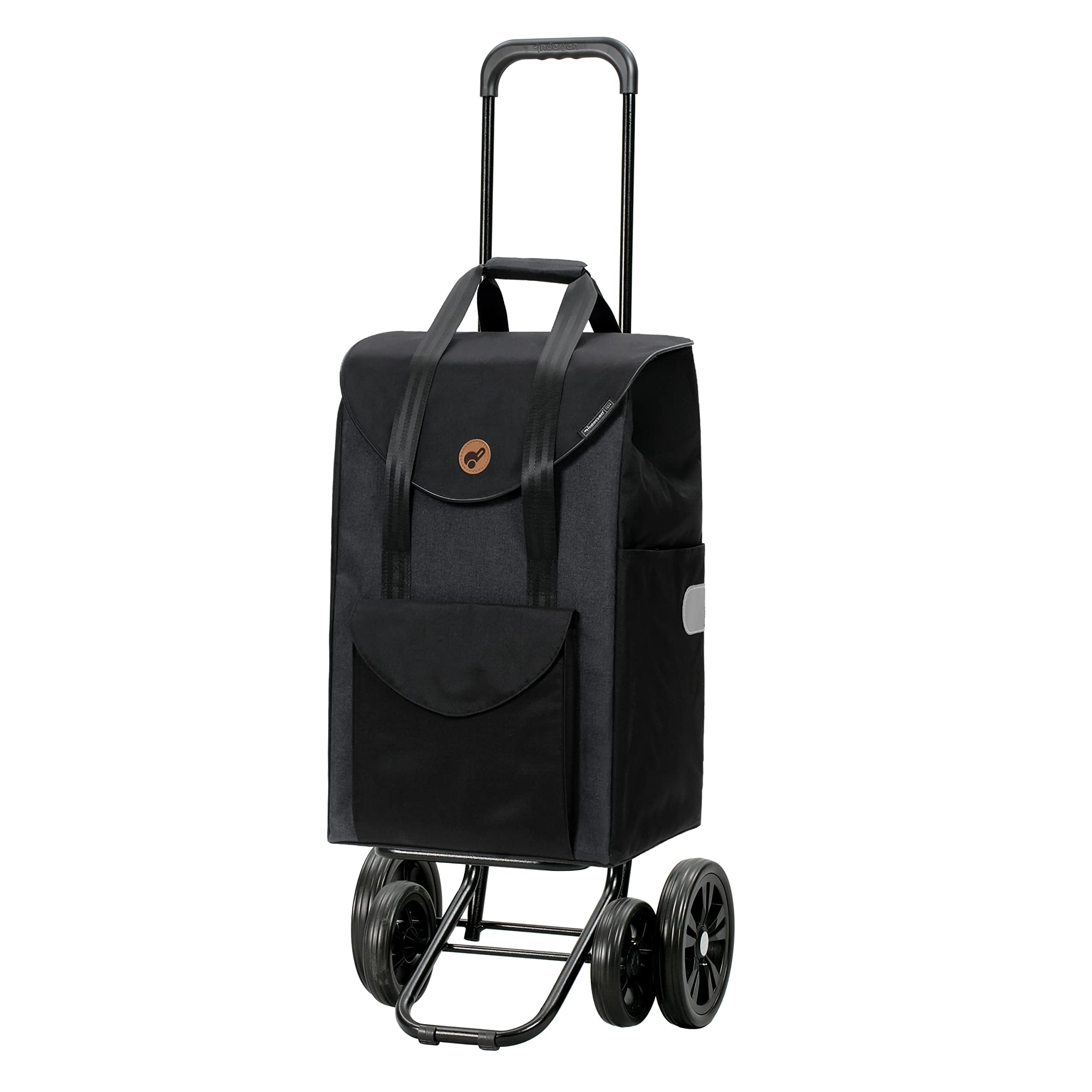 ANDERSEN Einkaufstrolley - Quattro Shopper Senta 2.0 schwarz