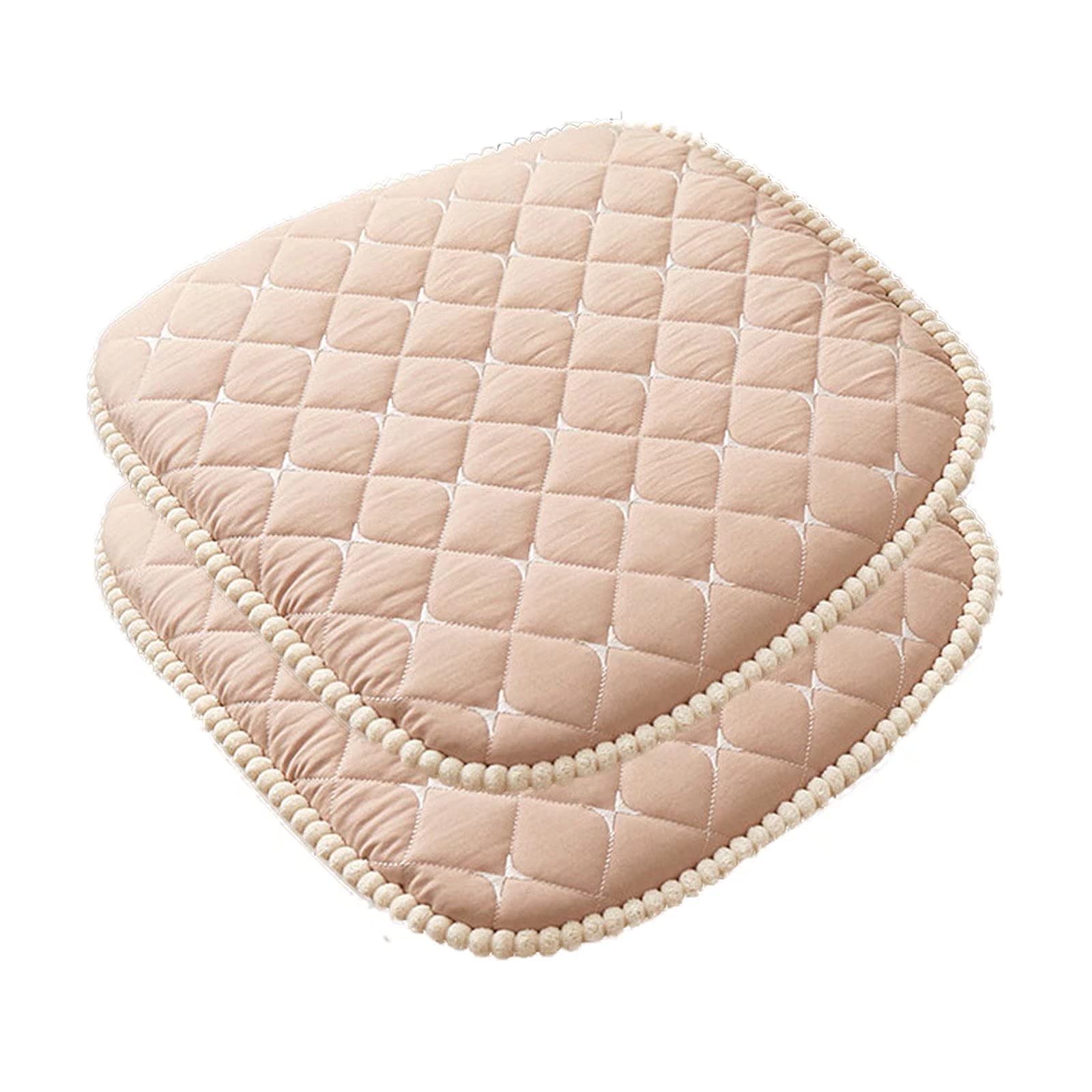Almohadillas para sillas de comedor de alta calidad: pack de 2 cojines a cuadros de 18"