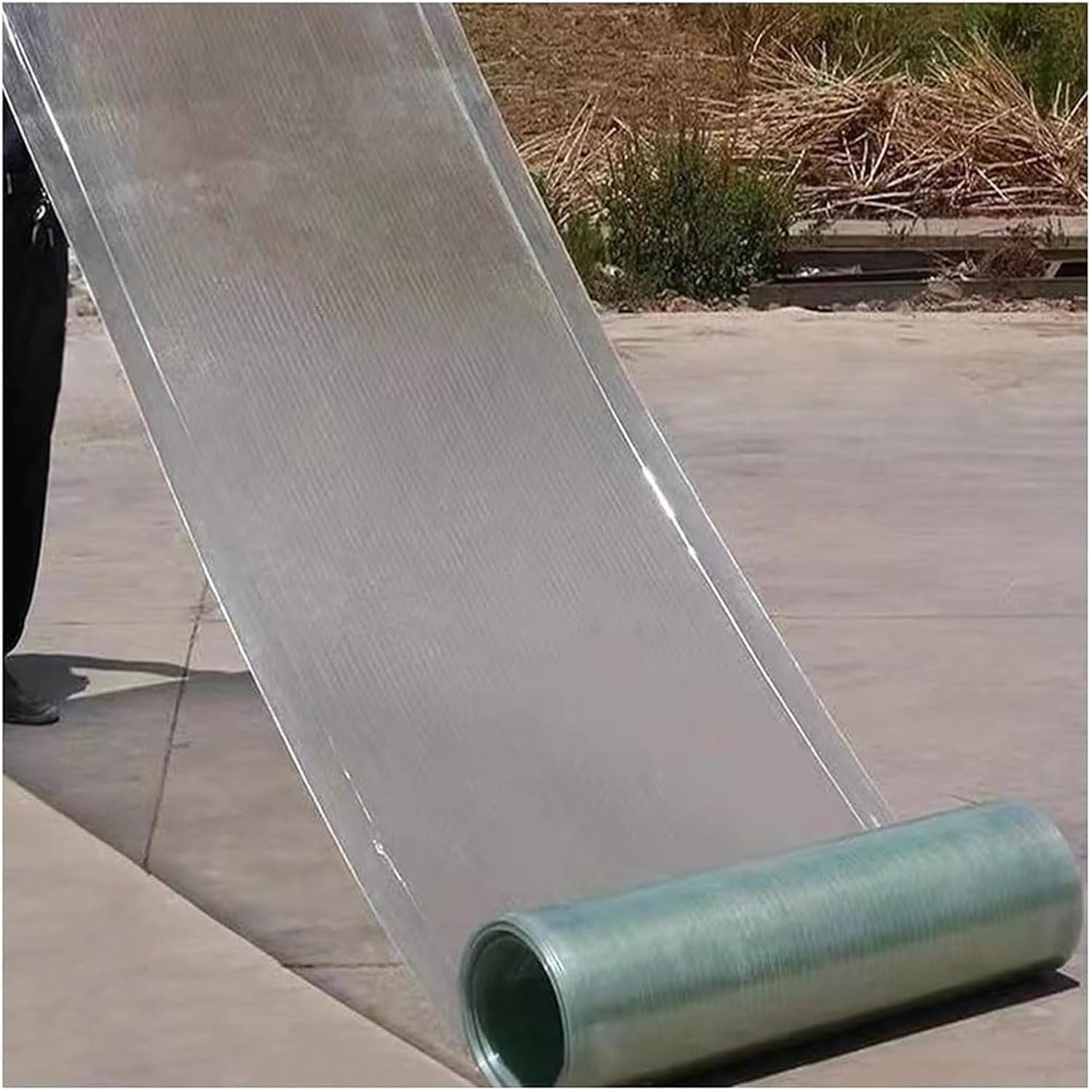 Polycarbonate Greenhouse Panels, Heat Insulation Shatter Resistant Easier to Cut Bend with Screw(1x5m)